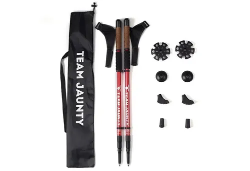 Sport-Knight® Wanderstöcke Nordic Walking Faltbare ergonomische Wanderstöcke, Aluminium Legierung
