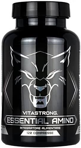 EAA Aminosäuren Vitastrong, alle 8 Essentiellen Aminosäuren Hochdosiert (mit BCAA), EAA Kapseln, Premium Qualität