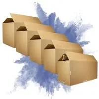PROREGAL® 2-welliger Versandkarton 120x60x60cm - Versandkarton aus stabiler Wellpappe, tragfähig bis 30 kg, mit Höhenriller für einfache Anpassung der Pakethöhe – ideal für sicheren Versand und Lagerung.
