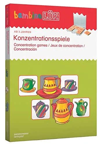 bambinoLÜK-Set: 3/4/5 Jahre Konzentrationsspiele: Enthält: bambinoLÜK-Lösungsgerät und Heft 1 / 3/4/5 Jahre (bambinoLÜK-Sets: Kasten + Übungsheft/e)