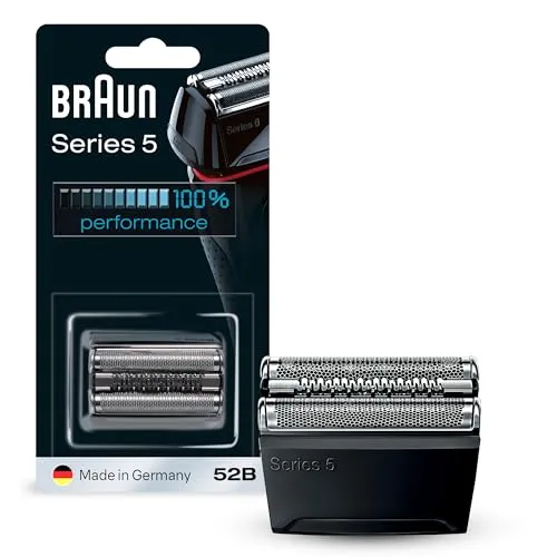 Braun 52B Series 5 Ersatzkopf - Rasierer-Zubehör, hochwertige Ersatzklinge für effiziente und gründliche Rasur, passend für Series 5 Elektrorasierer.