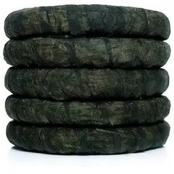 DekoPrinz® Bastelkranz Vlies Strohkranz - Ø40 cm, 6 cm Stärke - Bastelzubehör für kreative Projekte: Ideal als Basis für Advents-, Oster- oder Türkränze, bietet der DekoPrinz® Strohkranz vielseitige Gestaltungsmöglichkeiten.