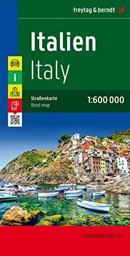 Italien, Autokarte 1:600.000: Citypläne, Autofähren, Ortsregister mit Postleitzahlen (freytag & berndt Auto + Freizeitkarten)