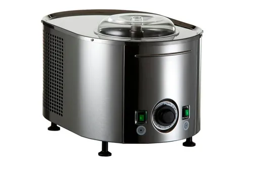 Musso Lussino Mini 4080 Eismaschine - Kompakte Eismaschine für 1,5 L hausgemachtes Eis, leistungsstark und benutzerfreundlich