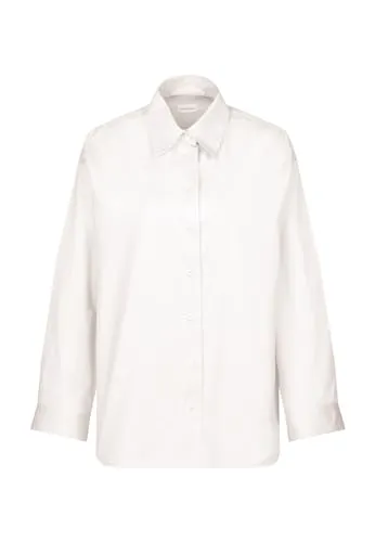 Seidensticker Damen City Langarm Slim Fit Bluse, Weiß, 40 EU - Bügelfreie Bluse für Damen, ideal für Büro und Freizeit. Slim Fit-Form betont die feminine Silhouette, aus atmungsaktiver Baumwolle für höchsten Tragekomfort.