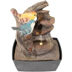 Zimmerbrunnen mit LED-Beleuchtung “Vögel” - Sonstige Dekoartikel, schafft eine entspannende Wohlfühloase mit beruhigendem Wasserlauf und stimmungsvollem LED-Licht für Ihr Zuhause oder Büro.