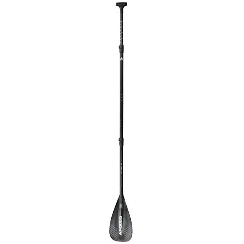 Apollo Carbon Paddel, SUP Paddel, 3-teiliges Paddel für Stand-Up-Paddling, 180-220 cm, Stechpaddel aus Carbon und Fiberglas für Kinder und Erwachsene