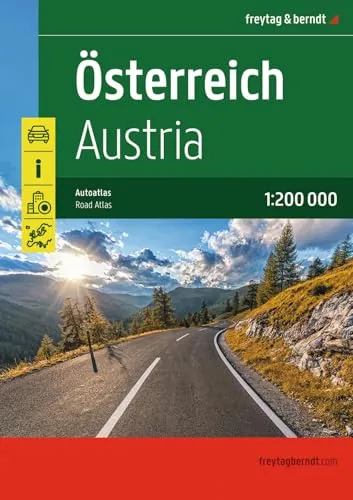 freytag & berndt Autoatlas Österreich 1:200.000: Straßenatlas mit Innenstadtplänen