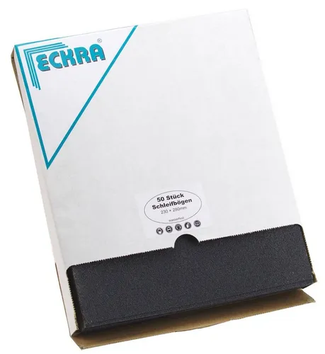 Eckra Schleifpapier 50 Blatt Schleifbogen 230x280 Schleifpapier nassfest - Korn: 320