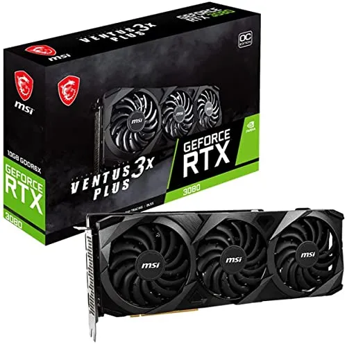 MSI GeForce RTX 3080 Ventus 3X Plus 10G OC LHR Grafikkarte