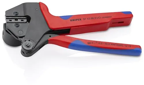 Knipex Crimpzange 97 43 66 EVO für Solarstecker MC4