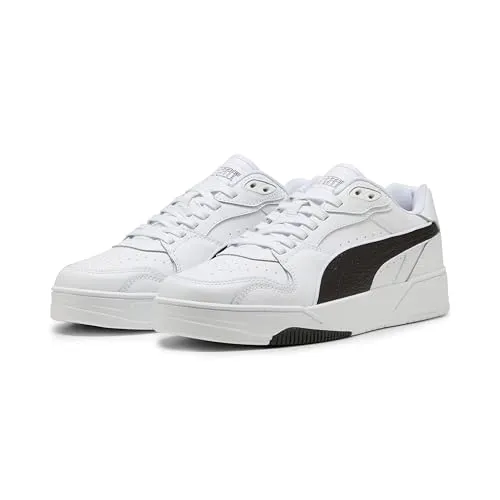 Puma RBD BREAK LOW Sneaker Uni 402586 03 weiss/schwarz Größe 47 EU - Sneaker für Herren im Low-Cut-Design, inspiriert von Basketball und Popkultur. Komfortable SoftFoam+ Einlegesohle und stylischer Retro-Look für mühelosen Streetstyle.
