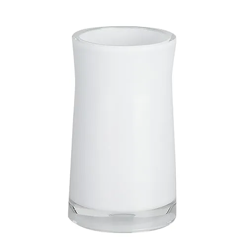 Spirella Zahnputzbecher Zahnbürstenhalter Sydney 6,5x12,5 cm Weiß