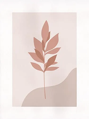 Komar Wandbild - Pink Desert - Größe: 30 x 40 cm - Poster, Kunstdruck, Dekoration, Wohnzimmer, Schlafzimmer