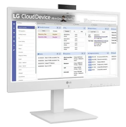 LG Thin Client 24CR670N-6P - 23.8 Zoll FHD - PC-Systeme mit 23.8 Zoll Display, 1920x1080 Auflösung und schneller Intel Celeron CPU für effizientes Arbeiten im Büro.