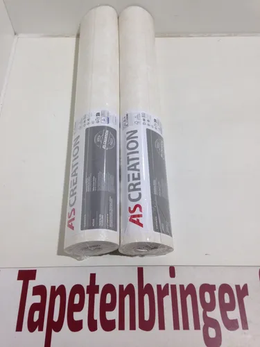 Vliestapete AS 2 x 37654-4 (2Rollen) Uni Struktur hell Beige Restposten