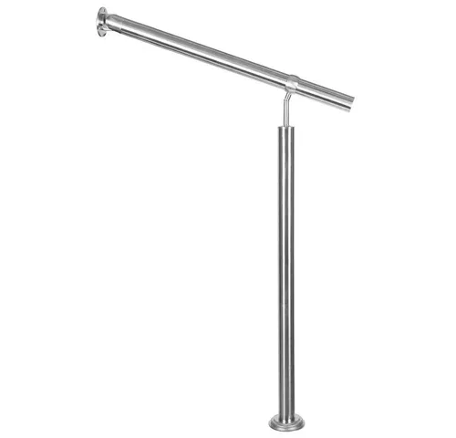 V2Aox Edelstahl Treppengeländer 80-200 cm - Brüstungsgeländer aus hochwertigem V2A Edelstahl, ideal für sichere und stilvolle Treppenlösungen in Ihrem Zuhause.