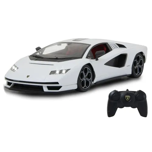 JAMARA Lamborghini Countach LPI 800-4 1:16 - Offizielles RC-Modell mit LED-Licht - RC-Modelle mit detailgetreuem Innenraum und originalgetreuer Lackierung, für ein authentisches Fahrerlebnis im Kinderzimmer.