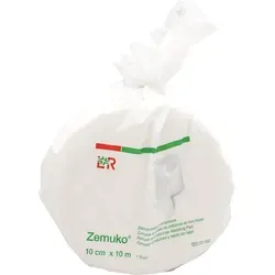 Zemuko Zellstoff-Vliesstoff-Kompresse 10cm x 10m - unsteril, ideal für Wundversorgung und Erste Hilfe
