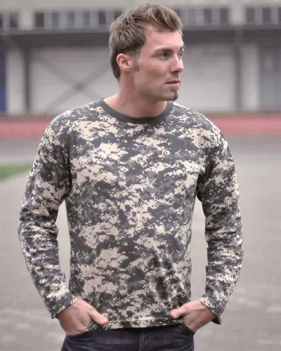 Langarmshirt Co at-digital, Camping, Outdoor, Military, Sport -NEU-