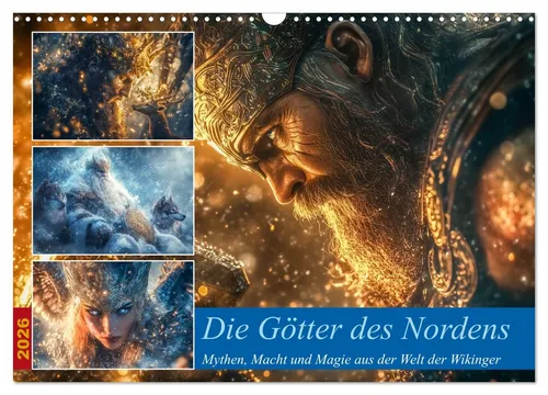 Die Götter des Nordens Wandkalender 2026 von Steffen Gierok-Latniak - Entdecken Sie die faszinierende nordische Mythologie mit diesem hochwertigen Wandkalender. Ideal für Liebhaber von Belletristik und Reisen, bringt er einen Hauch von Abenteuer in Ihr Zuhause.
