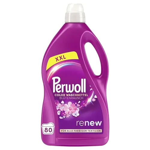 Perwoll Flüssigwaschmittel Color Blütenrausch 80WL, 2er Pack