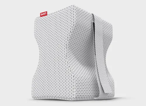 bett1.de Kniekissen BODYGUARD Knie-Stützkissen, stützt in Seitenlage, mit Haltegurt, waschbar bei 60 °C