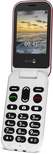 Doro 6060 - GSM Mobiltelefon im eleganten Klappdesign, 3 MP Kamera, großes 2,8 Zoll Display, ideal für Senioren mit extra großen Tasten und Notruftaste