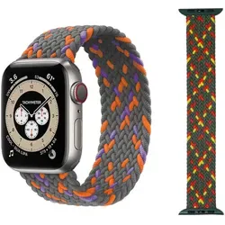 Für Apple Watch Series 10 46mm / 1 + 2 Ultra 49mm 9 / 8 / 7 45 / 6 SE 5 4 44 / 3 2 1 42mm Uhr Nylon Armband Ersatz