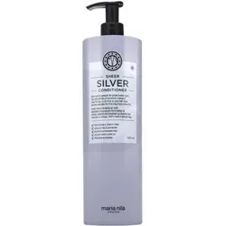 Maria Nila Sheer Silver Conditioner 1000 ml - Haarspülungen mit silbernen Reflexen, neutralisiert unerwünschte Gelbtöne und sorgt für strahlendes, glänzendes Haar.