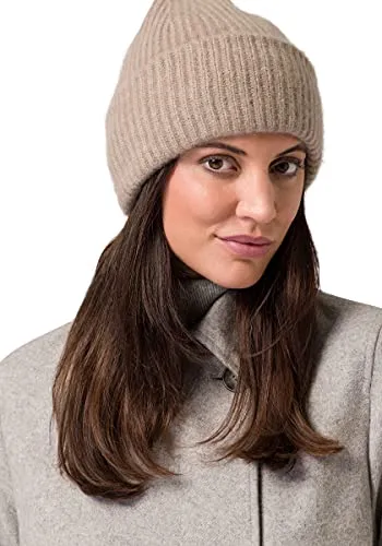 Style & Republic Kaschmir Mütze-Beanie Damen aus 100% Cashmere - Stilvoller Luxus für Herbst & Winter - Erlebe den Komfort unserer 100% Cashmere Beanie-Mütze! Sie bietet nicht nur ein kuscheliges Tragegefühl, sondern ist auch ein elegantes Accessoire für jeden Anlass. Ein Must-Have für stilbewusste Damen!