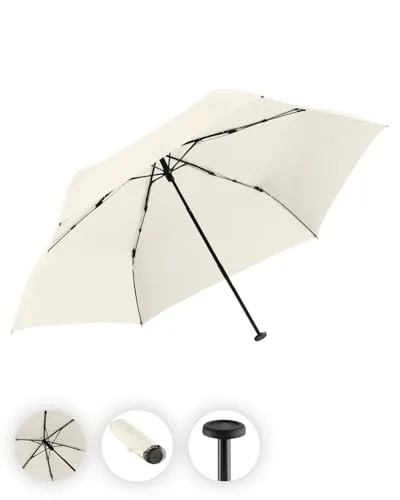 FARE Taschenregenschirm Windproof-PLUS, Ultraleicht & Kompakt - Taschenschirm – Nur 95g leicht und windresistent, ideal für unterwegs. Perfekt für Handtaschen, bietet Stabilität und eleganten Look.