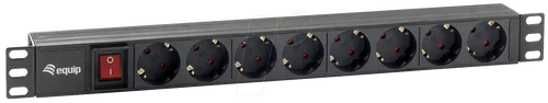 EQUIP 333283 - Steckdosenleiste für USV, 8-fach mit Schalter