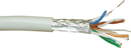 InLine® Verlegekabel Cat.5e, halogenfrei, 100m - Netzwerkkabel für sichere Installation, halogenfrei und mit robustem Vollkupfer, ideal für hohe Datenübertragungsraten.