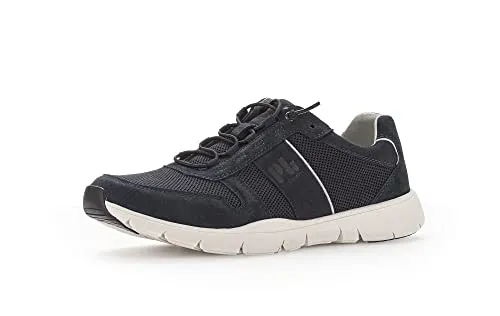 GABOR Pius Sneaker low Herren, Gr. 44,5, blau, Materialmix Leder/Textil