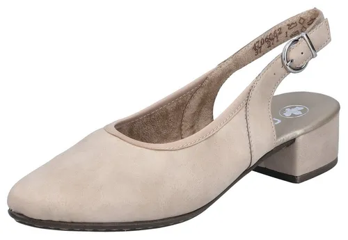 Rieker Slingpumps - Bequeme Sommerschuhe mit Blockabsatz - Pumps & High Heels, klassischer Stil mit verstellbarem Riemchen für optimalen Halt und Komfort, ideal für Abendveranstaltungen.