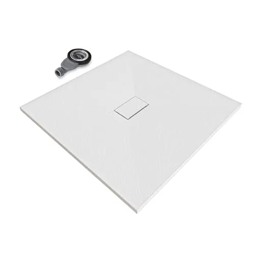 SMC BOREAL Duschwanne 100x100 cm in weiß von Moments of Glass