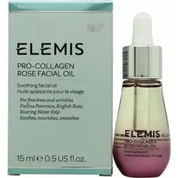 Elemis Pro-Collagen Rose Gesichtsöl 15 ml - Hochwertiges Gesichtsöl für alle Hauttypen. Mit einer einzigartigen Kombination aus Rose und Meereswirkstoffen sorgt es für einen strahlenden Teint und eine geschmeidige Haut. Ideal für die tägliche Pflege.