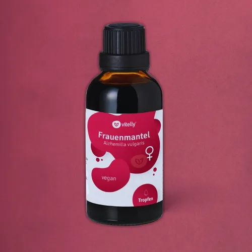 Frauenmantel Tropfen 50ml – vegan Natur von vitelly