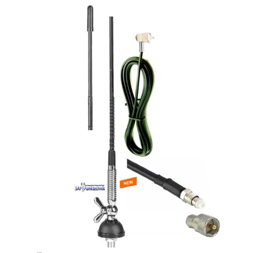 Albrecht Antenne CB-Funk Antenne T-27 mit FME 60cm von Albrecht
