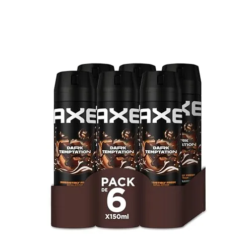 Axe Dark Temptation Deodorant, 150 ml, 6 Stück von AXE