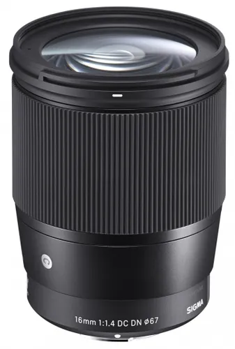 Sigma AF 16mm f/1,4 DC DN Contemporary - Retourenware für Fujifilm X - Objektiv für APS-C Systemkameras, lichtstark mit Schrittmotor für leisen Autofokus, ideal für Landschafts- und Architekturfotografie. Staub- und spritzwassergeschützt.