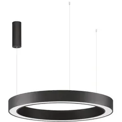 Nova Luce Pendelleuchte MORBIDO - Moderne Pendelleuchte mit dimmbarer Fernbedienung, höhenverstellbar und steuerbarem Licht von warmweiß bis tageslichtweiß – ideal für Wohnzimmer und Esstisch.