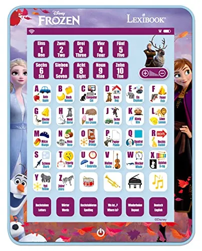 Disney Die Eiskönigin 2 Bilinguales Lerntablett mit Alphabet ENG/IT