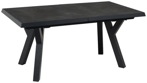 Ambia Garden Loungetisch Anthrazit - Ausziehbarer Gartentisch mit Y-Form - Gartentisch in Anthrazit, ausziehbar von 163 cm auf 203 cm, mit robuster Keramikplatte und elegantem Y-Design – perfekt für gesellige Runden im Freien.