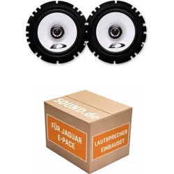 JUST SOUND Einbauset für Alpine SXE-1725 Lautsprecher im Jaguar E-Pace - Komplettset mit Alpine Lautsprechern (16 cm) für einfachen Austausch im Jaguar E-Pace (2017-2024). Inklusive Adapterringen für schnelle Montage und optimalen Klang.