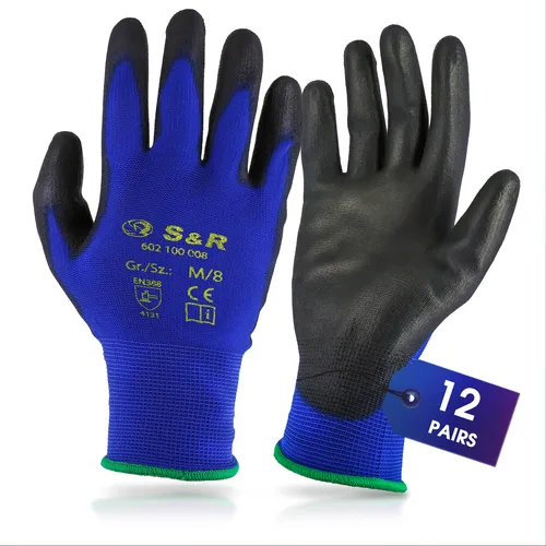 S&R Schutzhandschuhen 12 Paar DRIVE-GRIFF® Gr. M/8