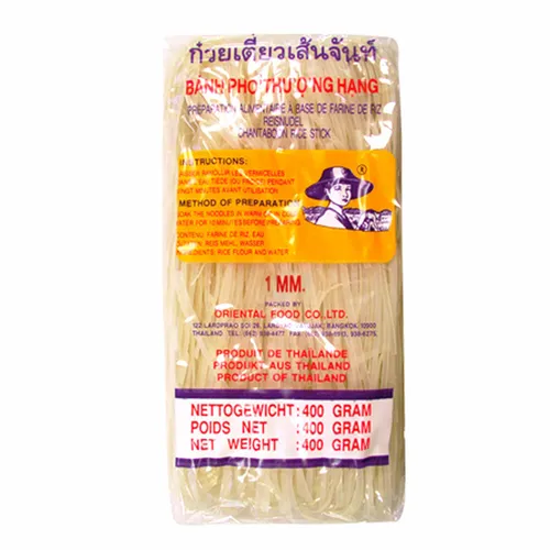 mm breite Reisnudeln 400 g Farmer Brand Rice dicke Reis Nudeln Asia Nudeln 1