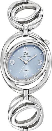 Girl Only Mademoiselle Armbanduhr Silber Metall UGO695032 - Elegante Damen Analog-Quarzuhr mit einem wunderschönen Mother of Pearl Ziffernblatt. Ideal für Fashion-Liebhaberinnen, wasserdicht bis 3 bar und mit verstellbarem Metallarmband.
