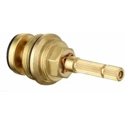 Ersatz - Ventiloberteil für heinrichschulte UP-Ventile - 3/4 Zoll - Hochwertiges Ersatz-Ventiloberteil für UP-Ventile, 3/4 Zoll, mit verlängerter Verzahnung und kürzbarer Spindel. Ideal für präzise Anpassungen und zuverlässige Funktionalität in der Installation.